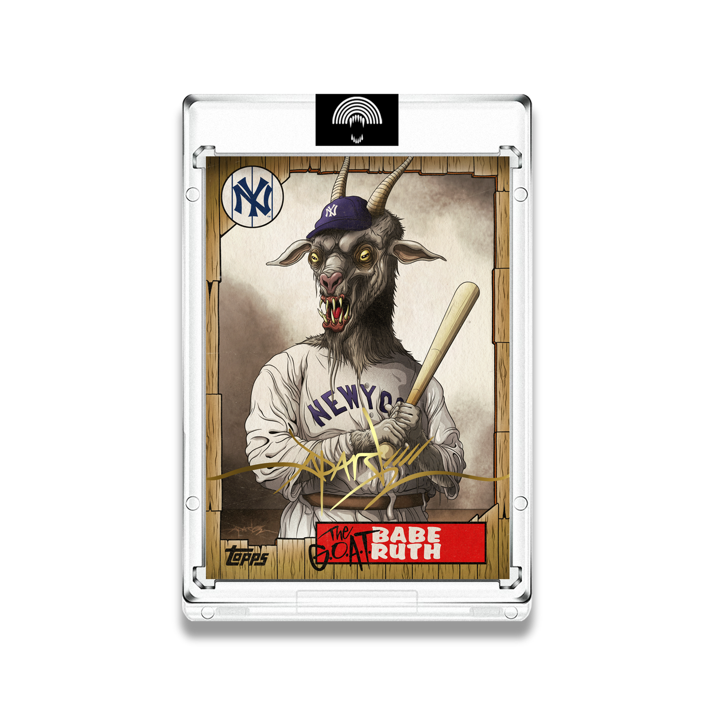 Alex Pardee Artist Autos // Babe Ruth - Edition of 15