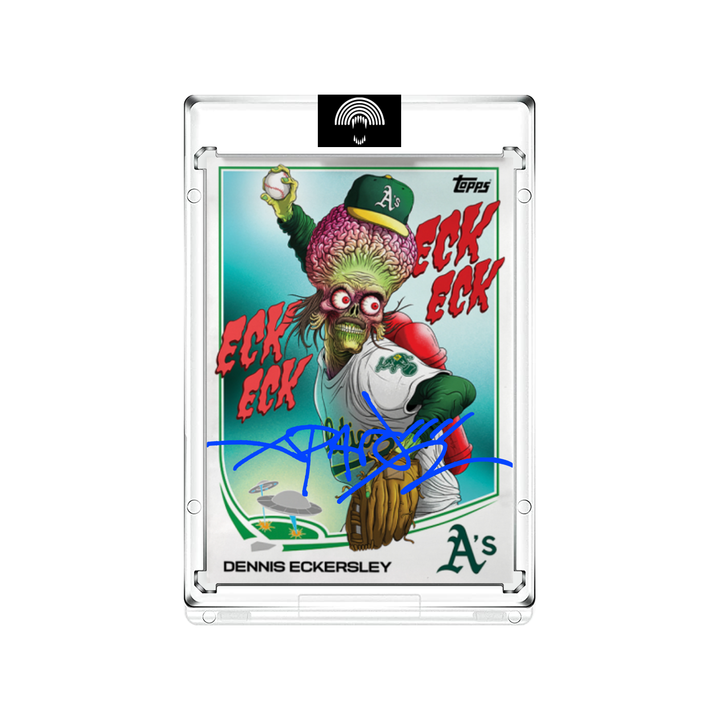 Alex Pardee Artist Autos // Dennis Eckersley - Edition of 25