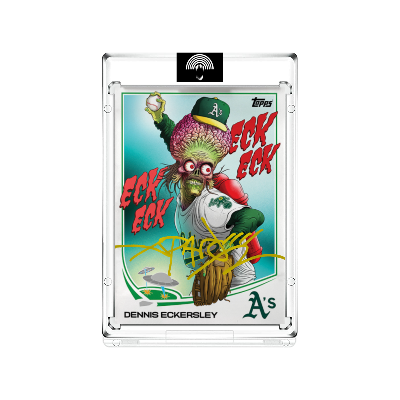 Alex Pardee Artist Autos // Dennis Eckersley - Edition of 15