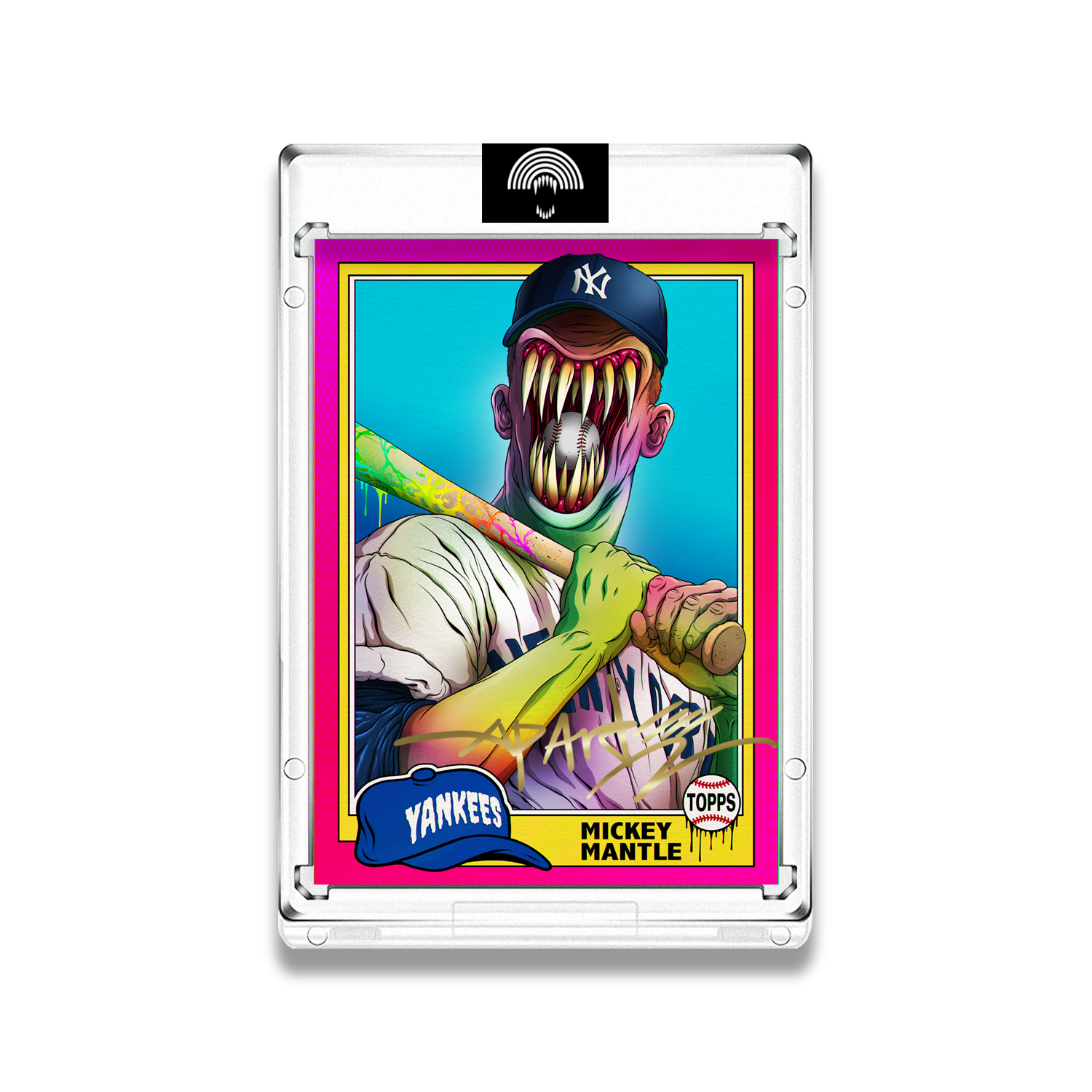 Alex Pardee Artist Autos // Mickey Mantle - Edition of 15 – Variantz