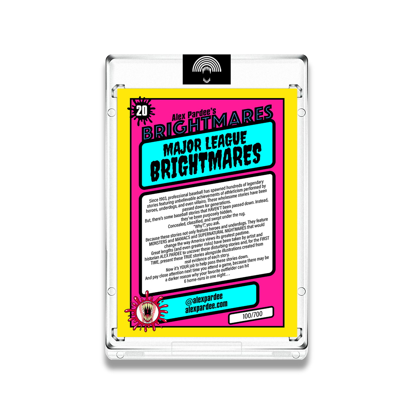 "MAJOR LEAGUE BRIGHTMARES" by Alex Pardee