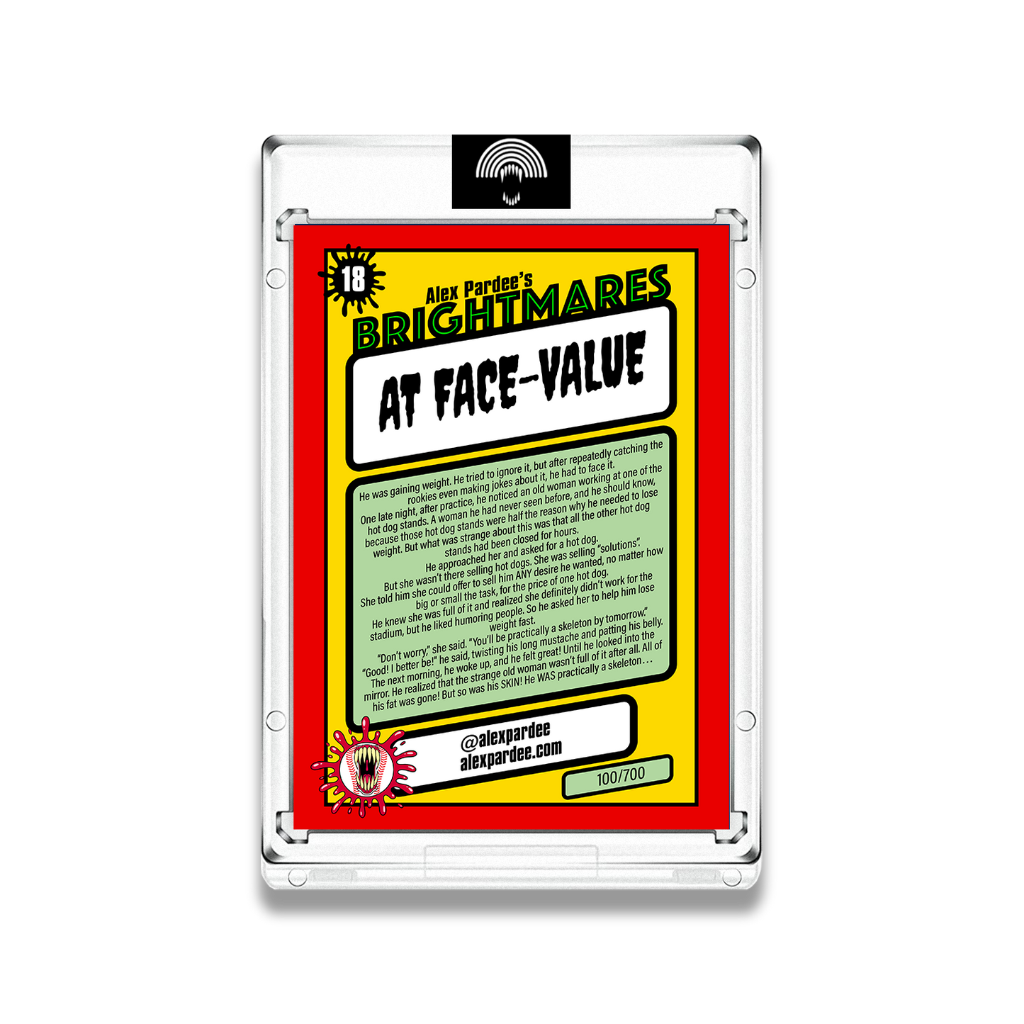 "AT FACE-VALUE" by Alex Pardee