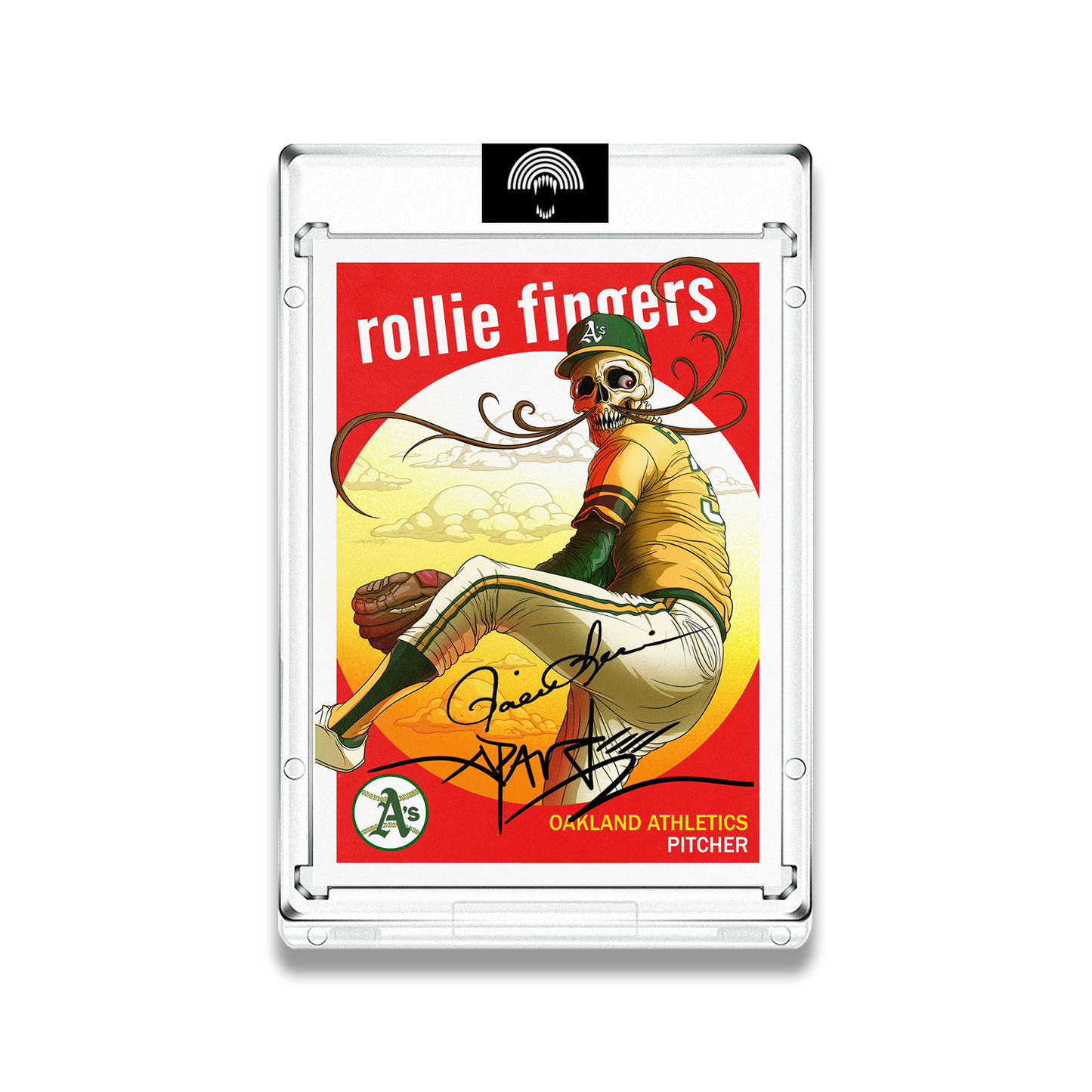Alex Pardee Artist Autos // Rollie Fingers - Edition of 50