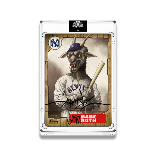 Alex Pardee Artist Autos // Babe Ruth - Edition of 50