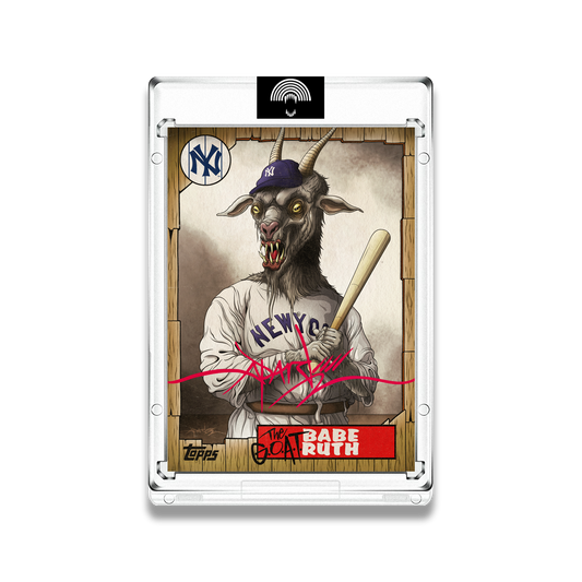 Alex Pardee Artist Autos // Babe Ruth - Edition of 25