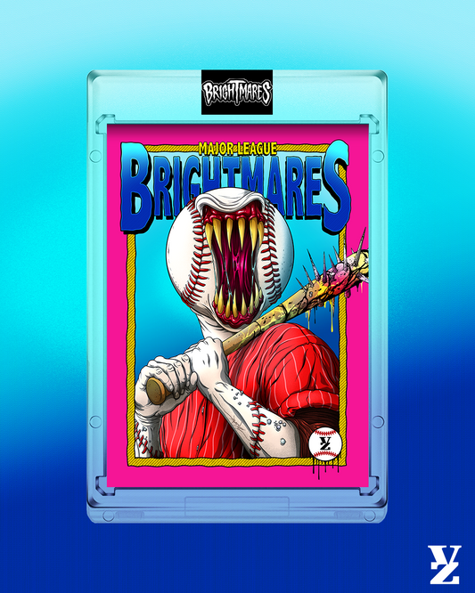 Alex Pardee Artist Autos // Mickey Mantle - Hand Embellished