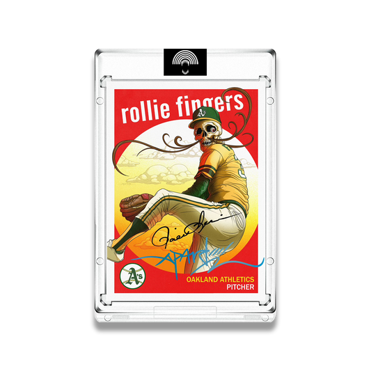 Alex Pardee Artist Autos // Rollie Fingers - Edition of 15