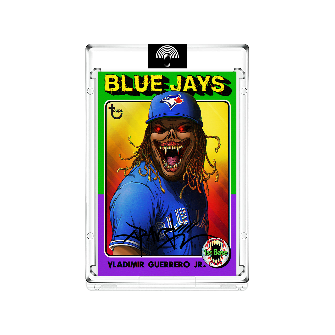 Alex Pardee Artist Autos // Vladimir Guerrero Jr. - Edition of 50