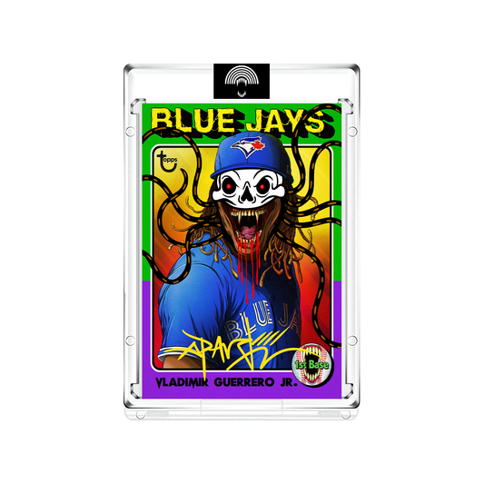 Alex Pardee Artist Autos // Vladimir Guerrero Jr. - Hand Embellished