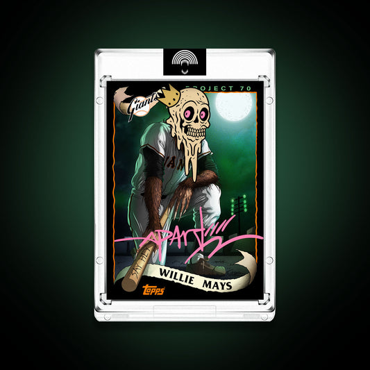 Alex Pardee Artist Autos // Willie Mays - Hand Embellished